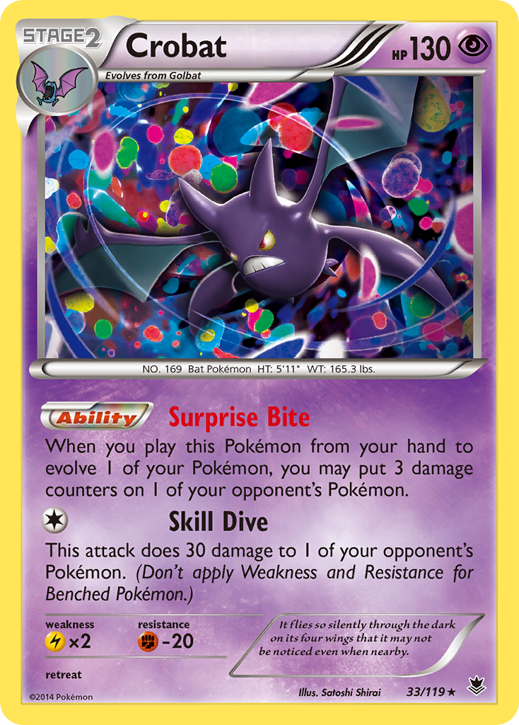 Crobat (33/119) [XY: Phantom Forces] | Card Citadel