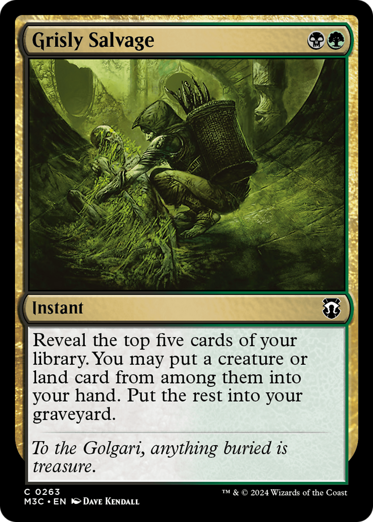 Grisly Salvage (Ripple Foil) [Modern Horizons 3 Commander] | Card Citadel