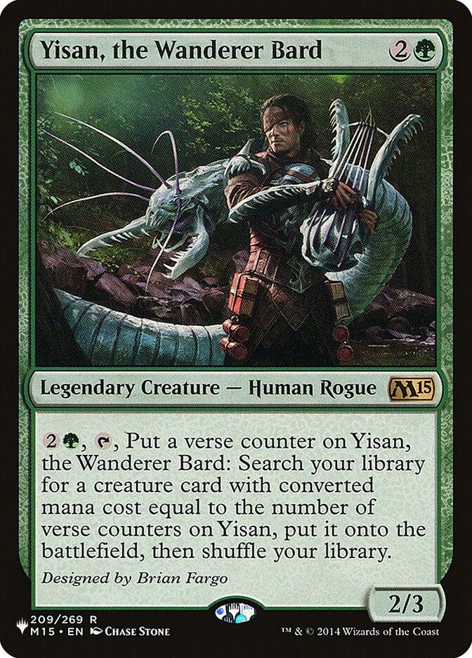 Yisan, the Wanderer Bard [The List] | Card Citadel