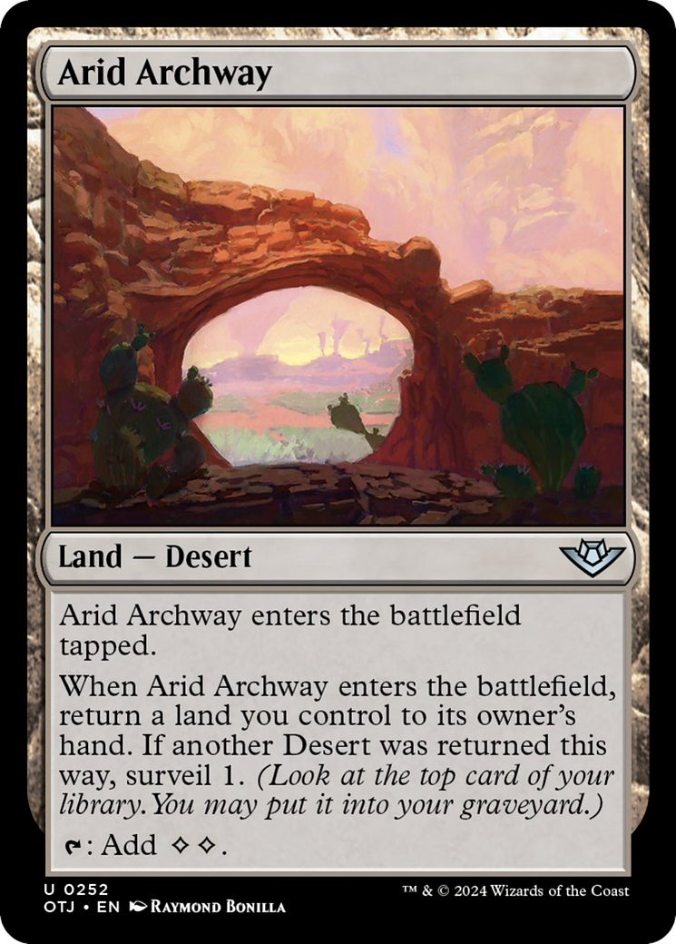 Arid Archway [Outlaws of Thunder Junction] | Card Citadel