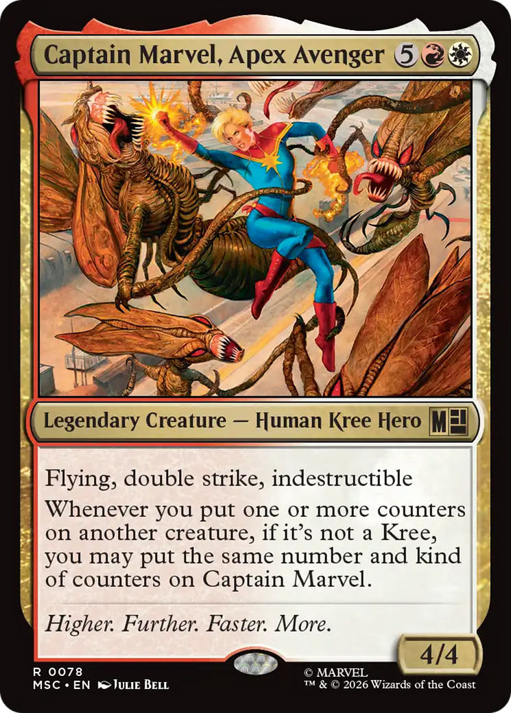 Captain Marvel, Apex Avenger [Marvel Super Heroes Commander] | Card Citadel