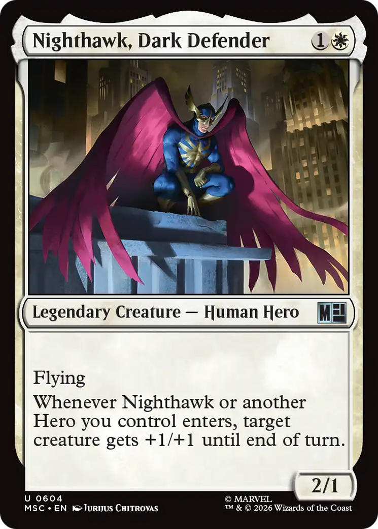 Nighthawk, Dark Defender [Marvel Super Heroes Commander] | Card Citadel