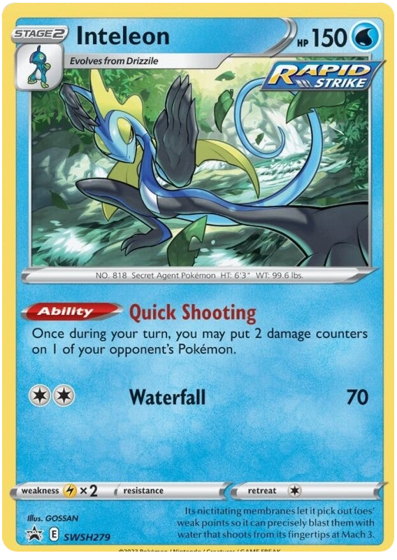 Inteleon (SWSH279) [Sword & Shield: Black Star Promos] | Card Citadel
