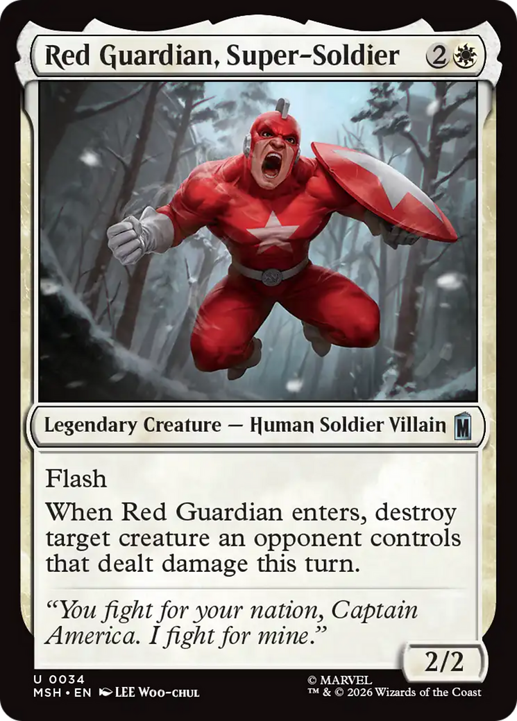 Red Guardian, Super-Soldier [Marvel Super Heroes] | Card Citadel