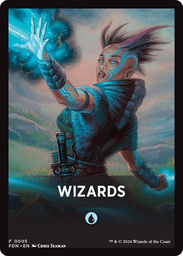 Wizards Theme Card [Foundations Tokens] | Card Citadel