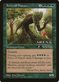 Force of Nature (Oversized) [Oversize Cards] | Card Citadel