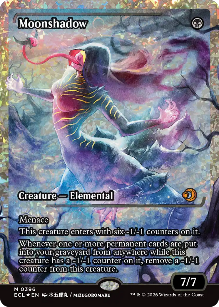 Moonshadow (0396) (Showcase) (Fracture Foil) [Lorwyn Eclipsed] | Card Citadel