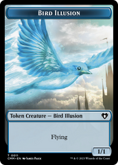 Spirit (0039) // Bird Illusion Double-Sided Token [Commander Masters Tokens] | Card Citadel