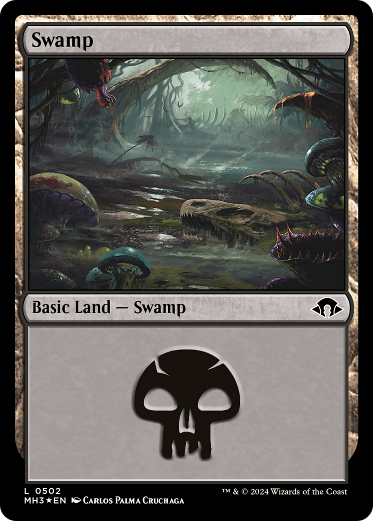 Swamp (0502) (Ripple Foil) [Modern Horizons 3] | Card Citadel