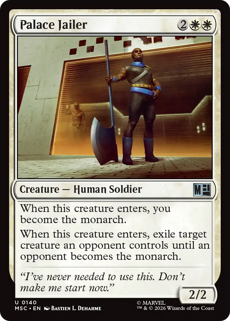 Palace Jailer (Surge Foil) [Marvel Super Heroes Commander] | Card Citadel
