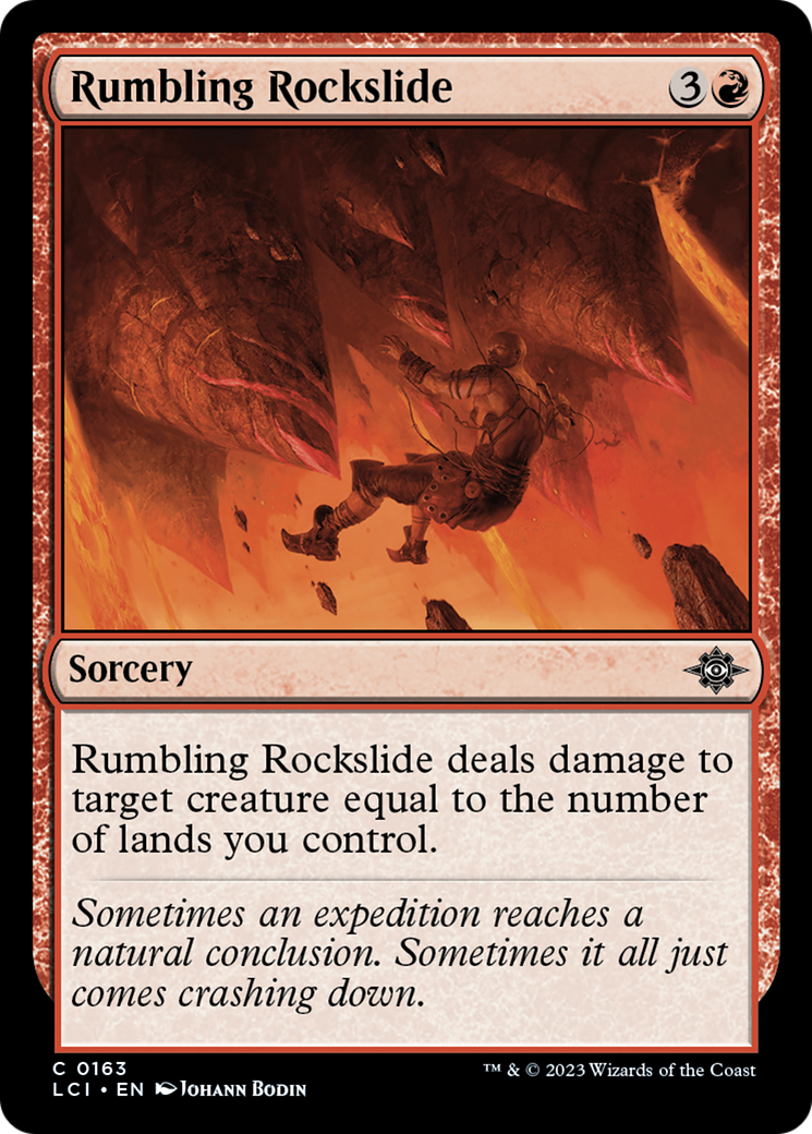 Rumbling Rockslide [The Lost Caverns of Ixalan] | Card Citadel