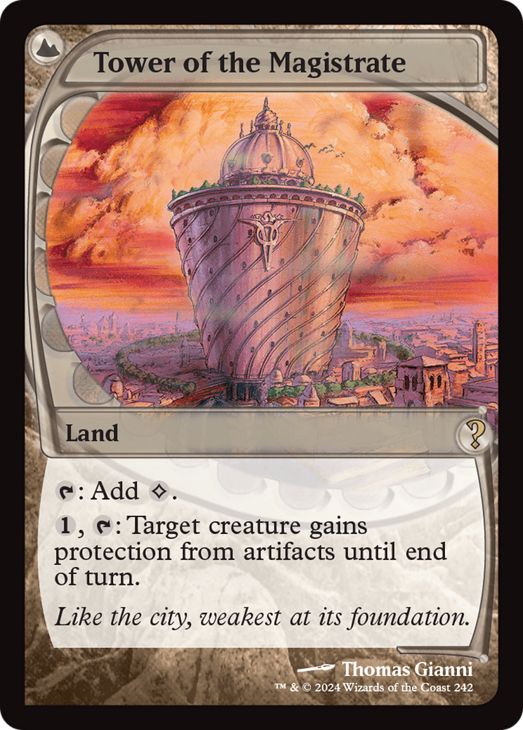 Tower of the Magistrate (Future Sight) [Mystery Booster 2] | Card Citadel