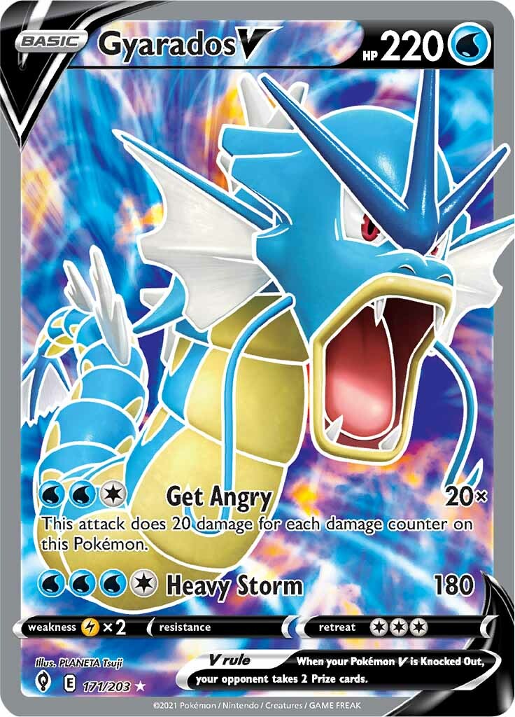 Gyarados V (171/203) [Sword & Shield: Evolving Skies] | Card Citadel