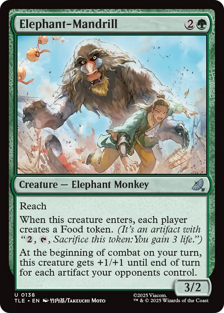 Elephant-Mandrill [Avatar: The Last Airbender: Eternal-Legal] | Card Citadel