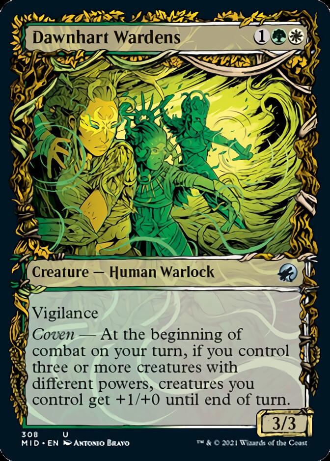 Dawnhart Wardens (Showcase Equinox) [Innistrad: Midnight Hunt] | Card Citadel
