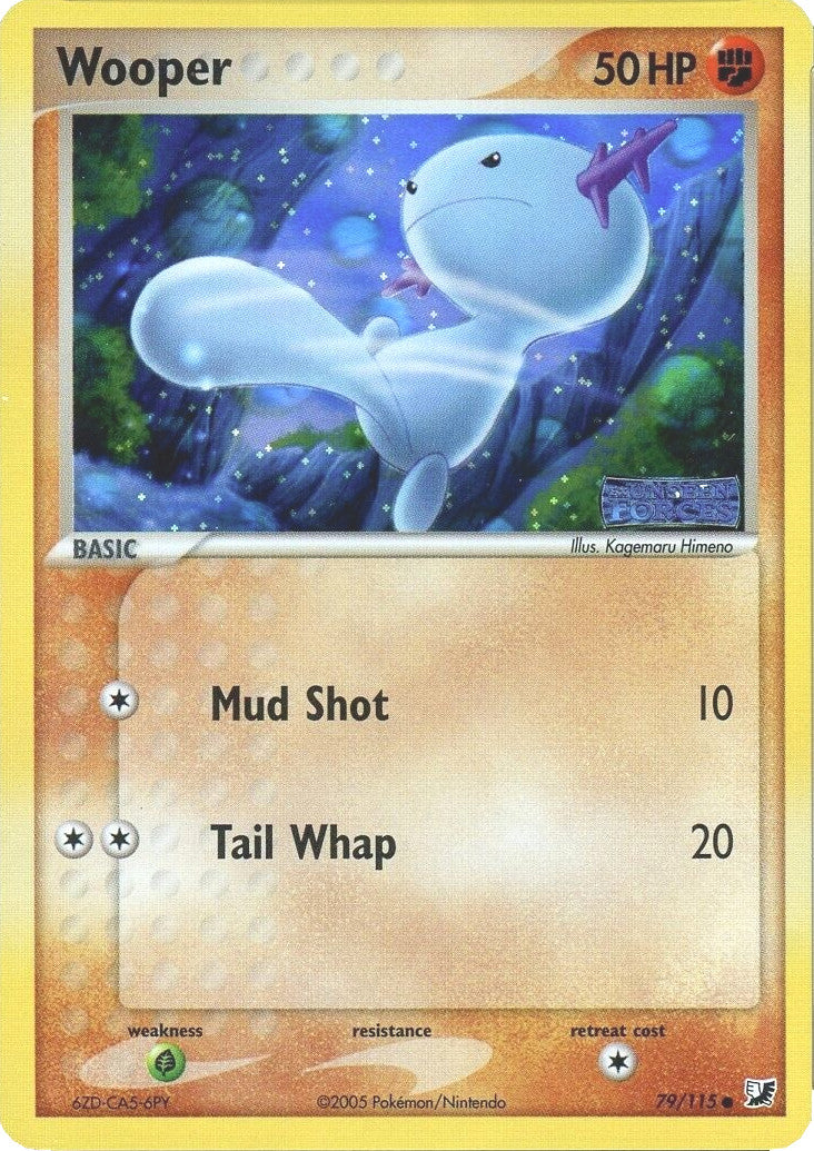 Wooper (79/115) (Stamped) [EX: Unseen Forces] | Card Citadel