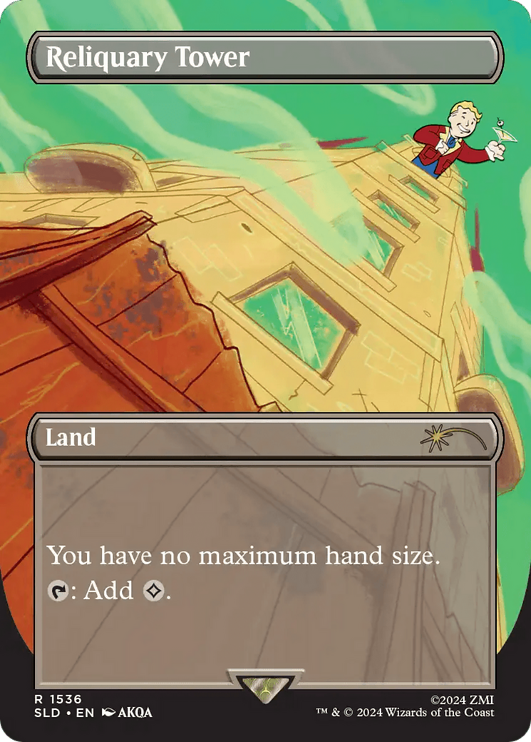 Reliquary Tower (1536) (Rainbow Foil) [Secret Lair Drop Series] | Card Citadel