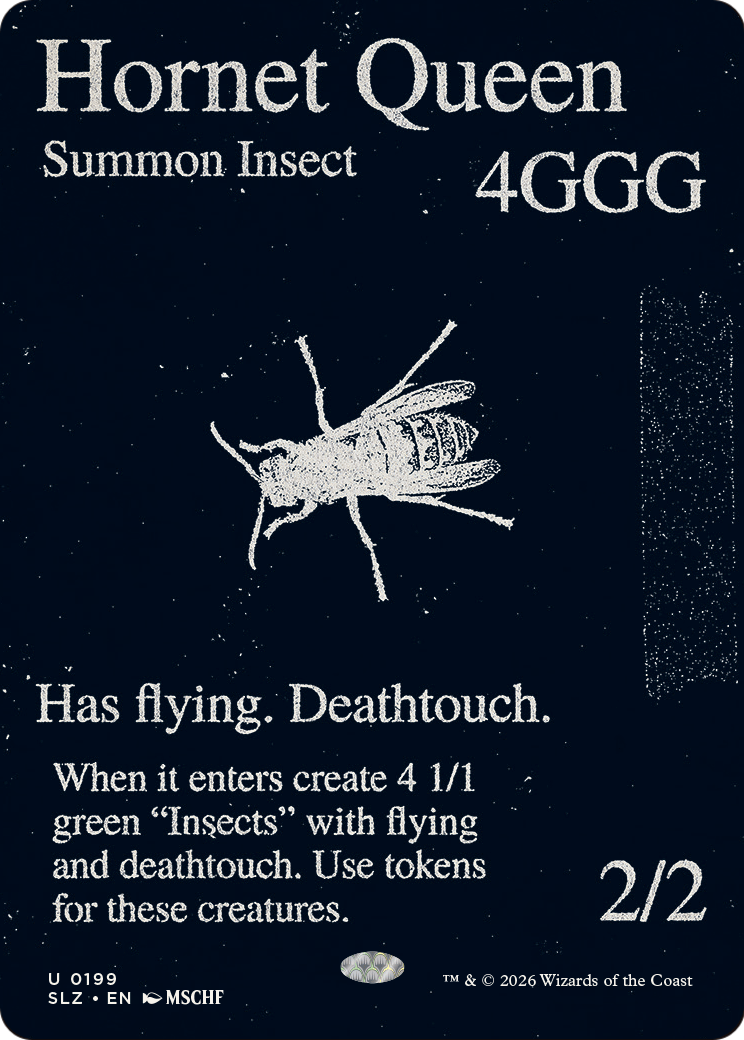 Hornet Queen (0199) [Secret Lair x MSCHF: The Zeta Set] | Card Citadel