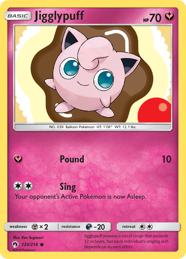 Jigglypuff (133/214) [Sun & Moon: Lost Thunder] | Card Citadel