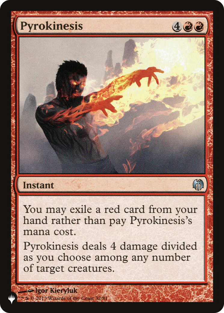 Pyrokinesis [The List Reprints] | Card Citadel