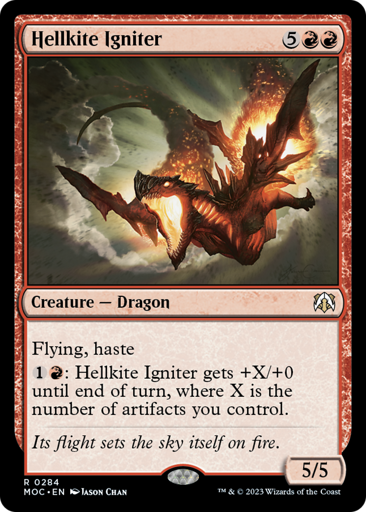 Hellkite Igniter [March of the Machine Commander] | Card Citadel