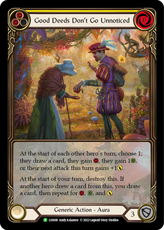 Good Deeds Don't Go Unnoticed [LSS006] (Promo)  Rainbow Foil | Card Citadel