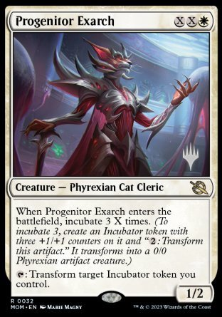 Progenitor Exarch (Promo Pack) [March of the Machine Promos] | Card Citadel