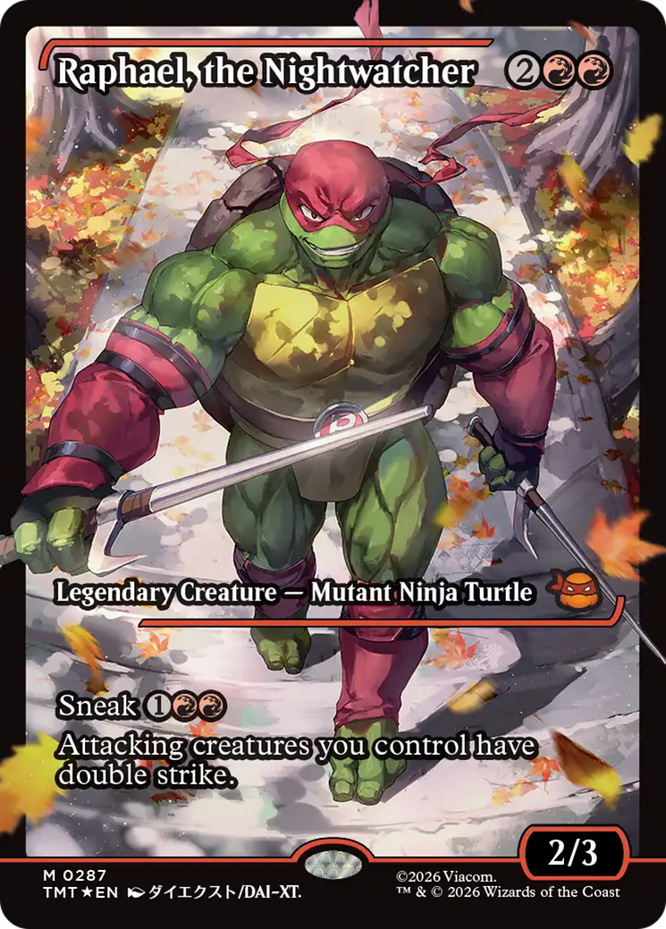 Raphael, the Nightwatcher (Showcase) [Teenage Mutant Ninja Turtles] | Card Citadel