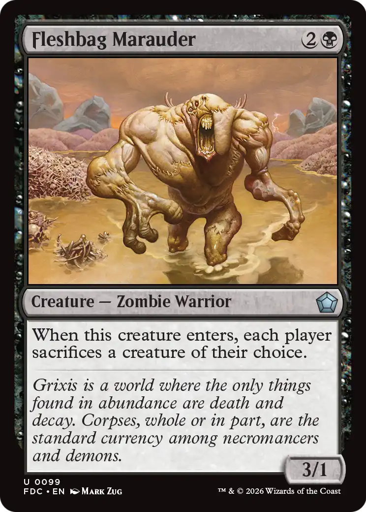 Fleshbag Marauder [Foundations Commander] | Card Citadel