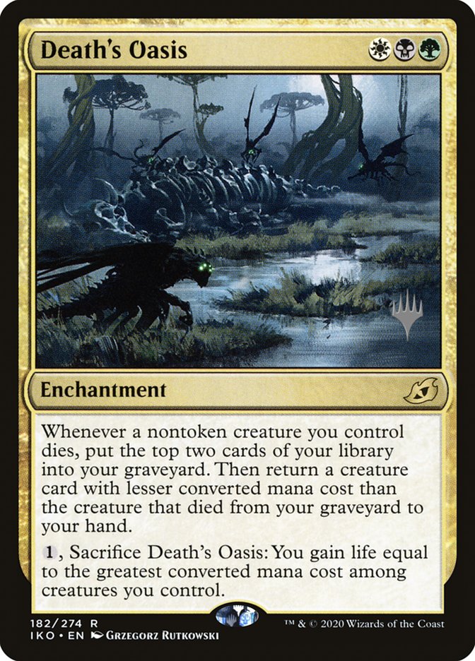Death's Oasis (Promo Pack) [Ikoria: Lair of Behemoths Promos] | Card Citadel