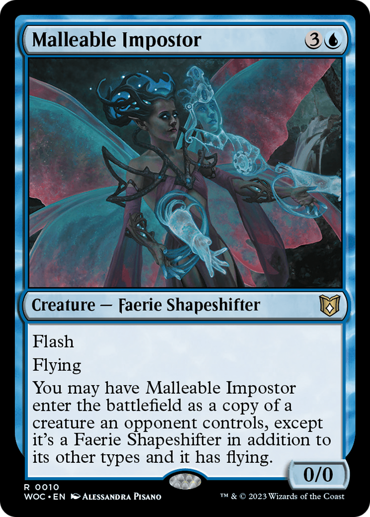 Malleable Impostor [Wilds of Eldraine Commander] | Card Citadel