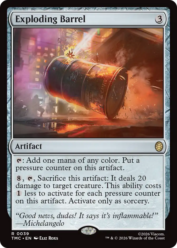 Exploding Barrel [Teenage Mutant Ninja Turtles Commander] | Card Citadel