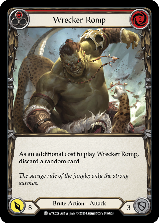 Wrecker Romp (Red) [U-WTR029] (Welcome to Rathe Unlimited)  Unlimited Normal | Card Citadel