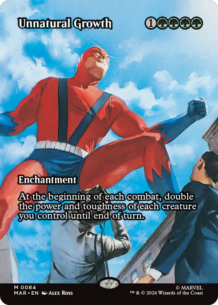Unnatural Growth (Borderless) [Marvel Universe: Eternal-Legal] | Card Citadel