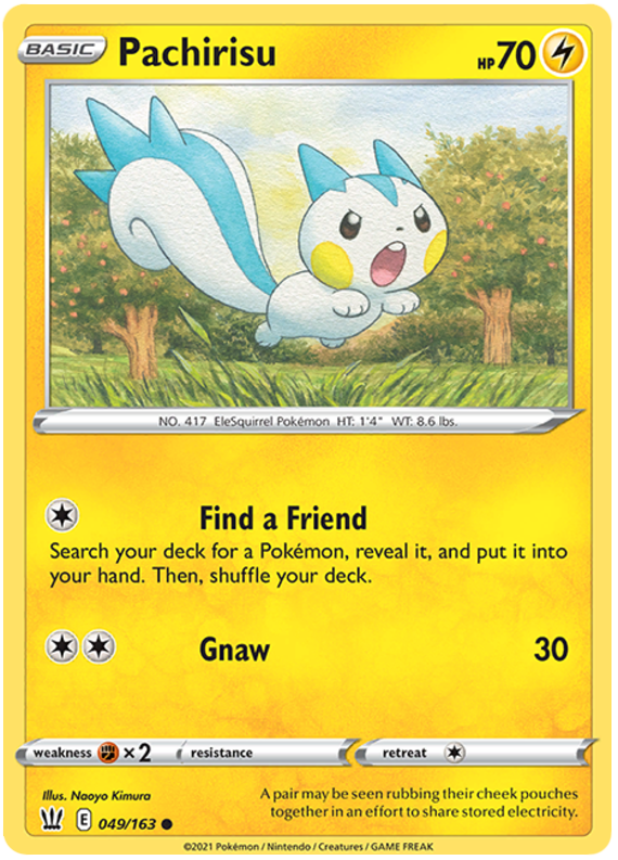 Pachirisu (049/163) [Sword & Shield: Battle Styles] | Card Citadel