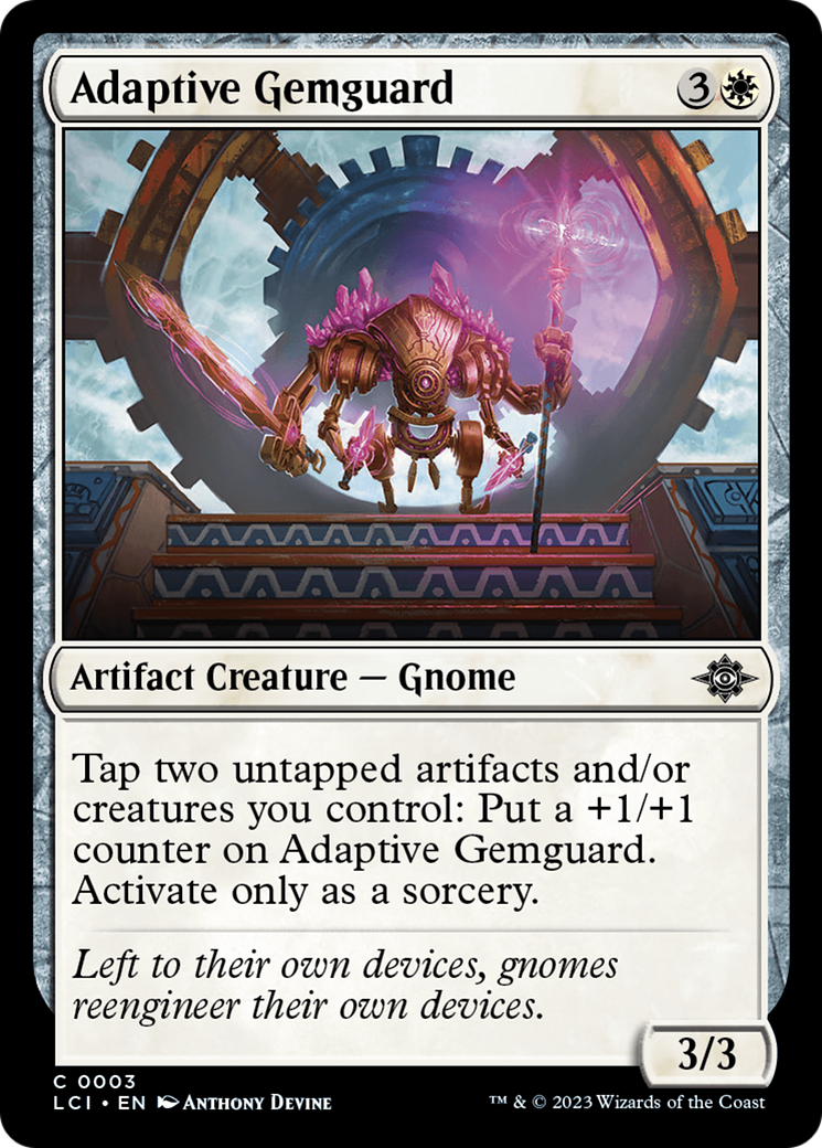 Adaptive Gemguard [The Lost Caverns of Ixalan] | Card Citadel