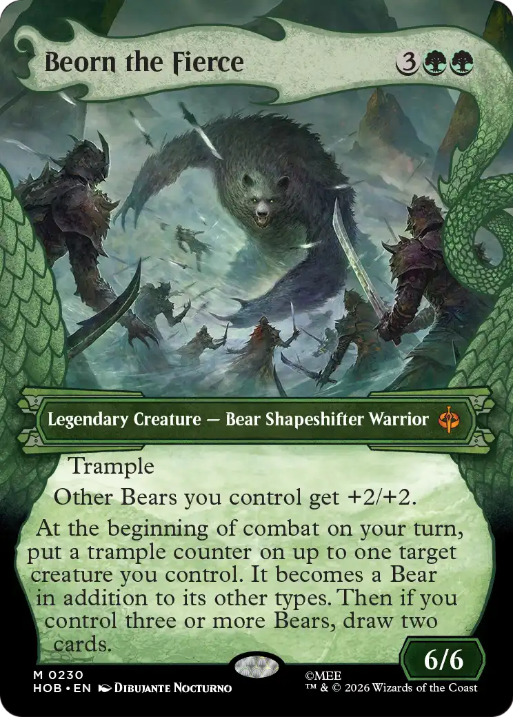 Beorn the Fierce (Showcase) [The Hobbit] | Card Citadel