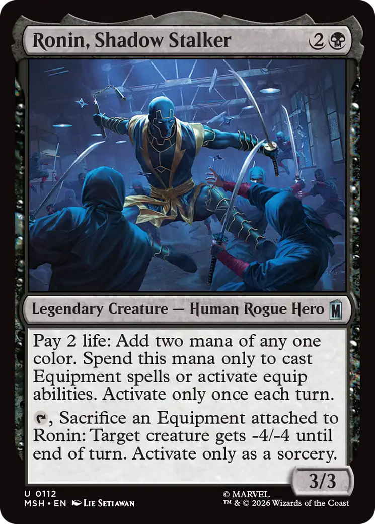 Ronin, Shadow Stalker [Marvel Super Heroes] | Card Citadel