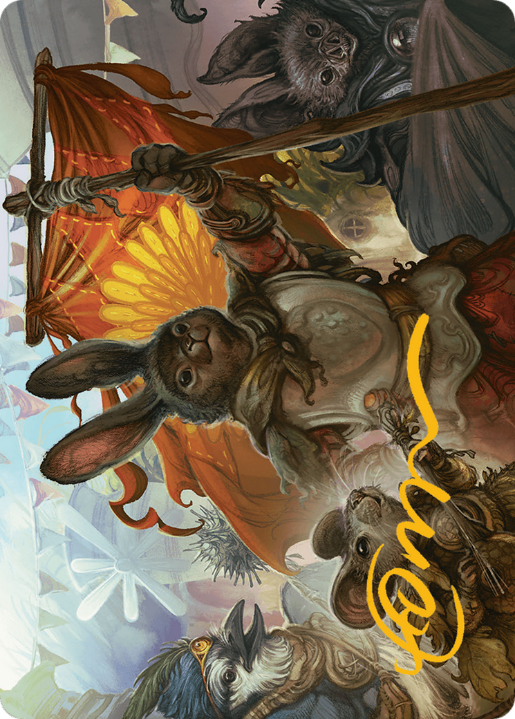 Valley Questcaller 2 Art Card (Gold-Stamped Signature) [Bloomburrow Art Series] | Card Citadel