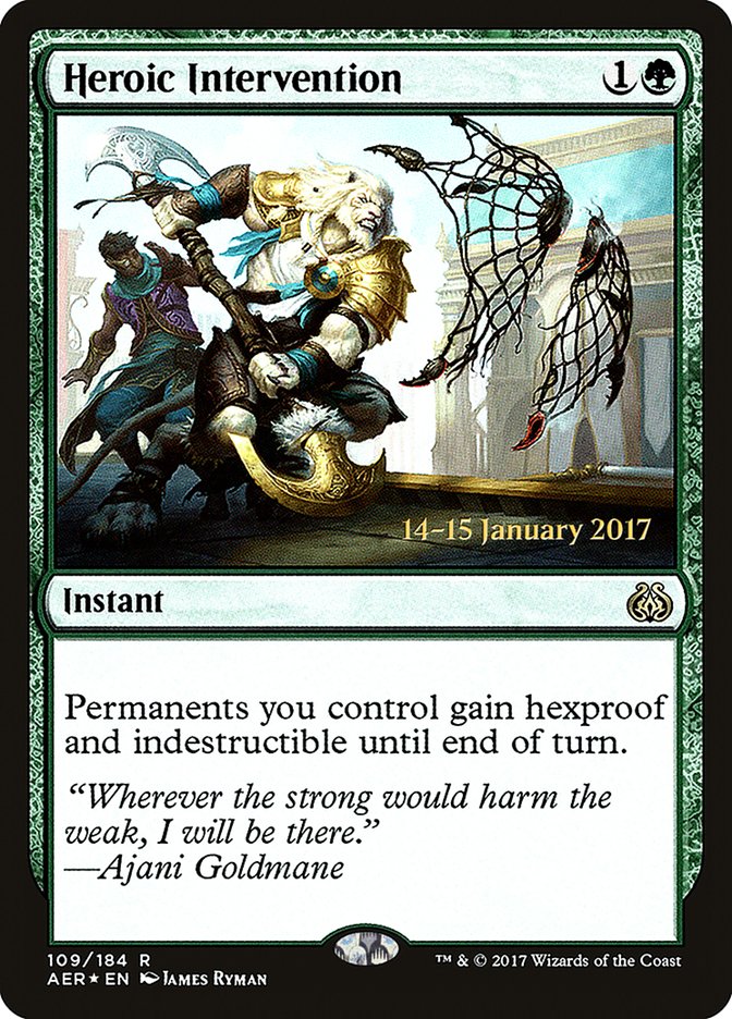 Heroic Intervention [Aether Revolt Prerelease Promos] | Card Citadel