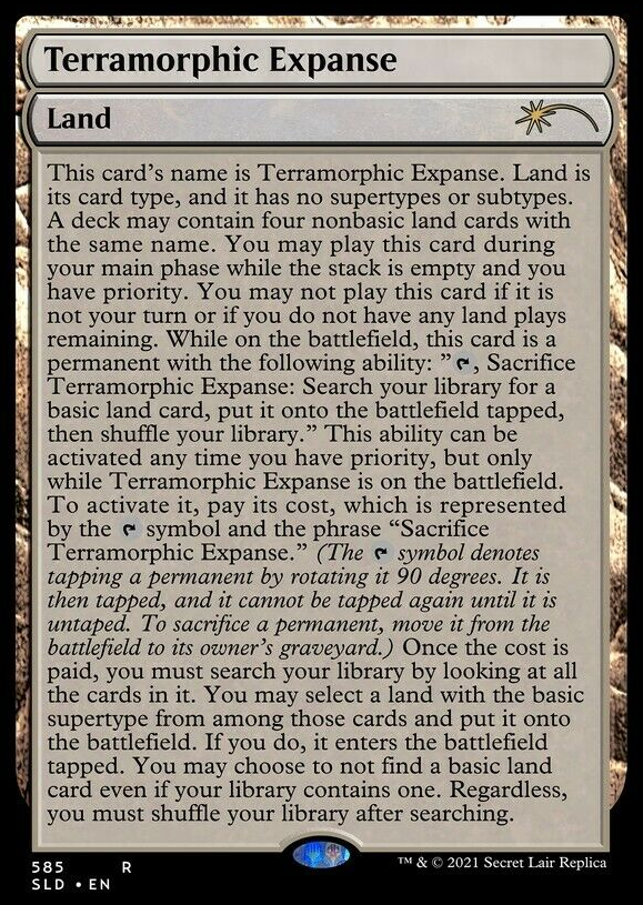 Terramorphic Expanse (Full Text) [Secret Lair Drop Promos] | Card Citadel