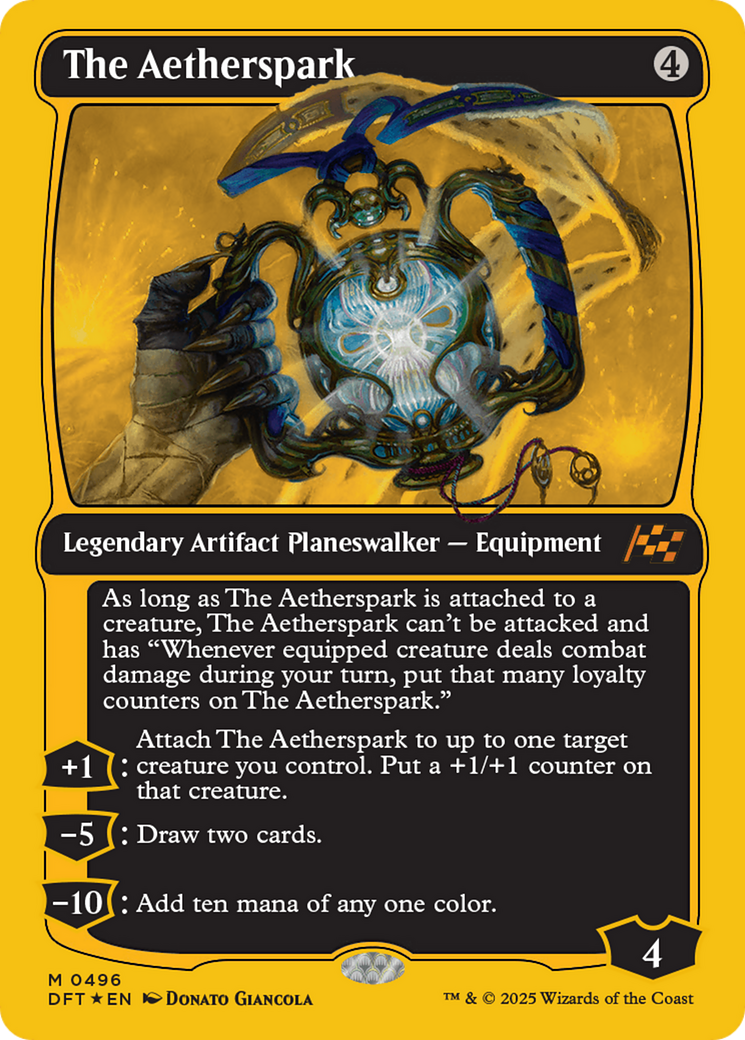 The Aetherspark (First-Place Foil) [Aetherdrift] | Card Citadel