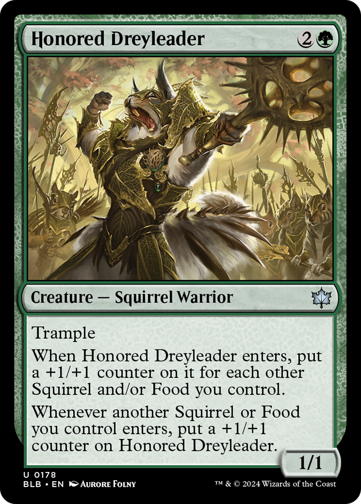 Honored Dreyleader [Bloomburrow] | Card Citadel