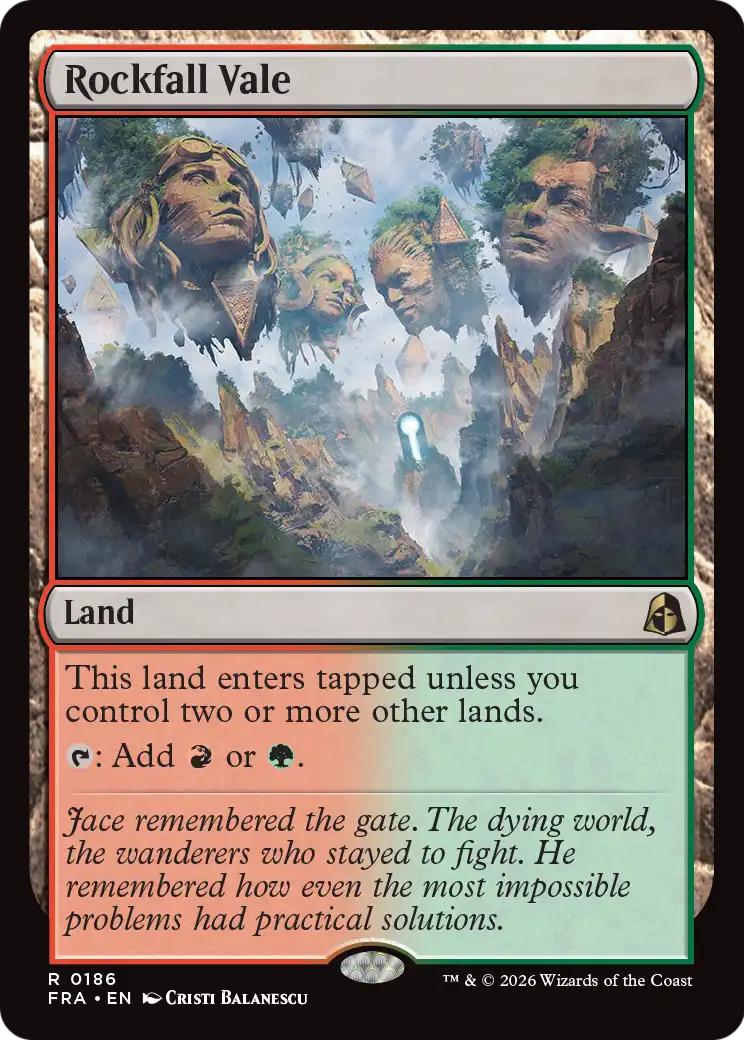 Rockfall Vale [Reality Fracture] | Card Citadel