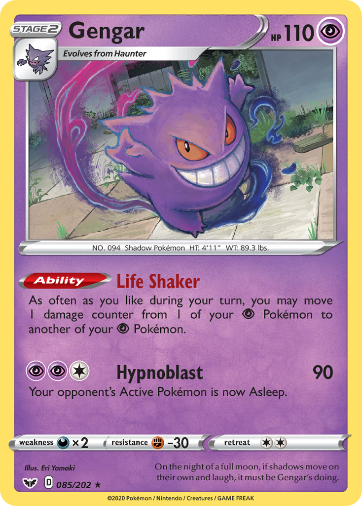 Gengar (085/202) [Sword & Shield: Base Set] | Card Citadel