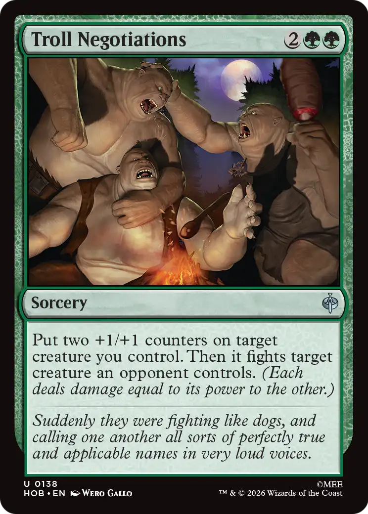 Troll Negotiations [The Hobbit] | Card Citadel