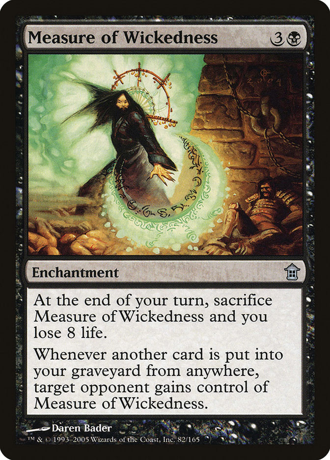 Measure of Wickedness [Saviors of Kamigawa] | Card Citadel