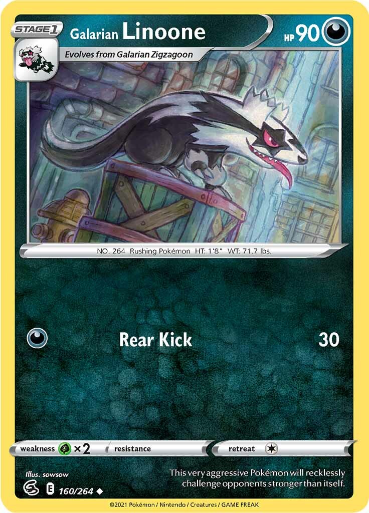 Galarian Linoone (160/264) [Sword & Shield: Fusion Strike] | Card Citadel
