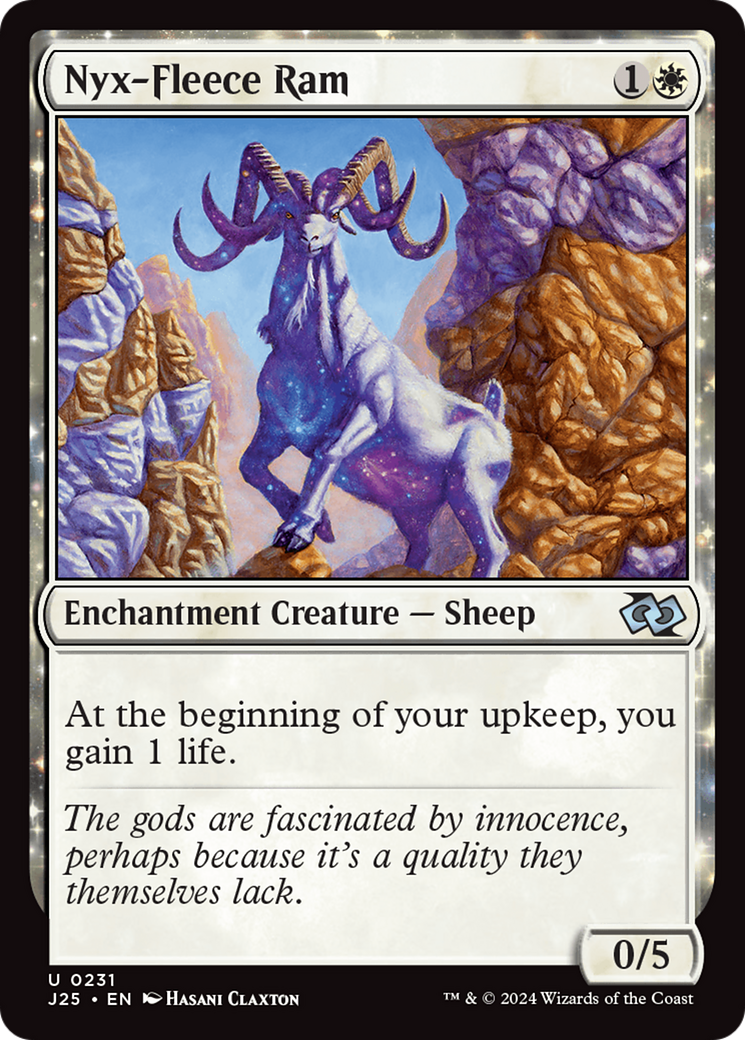 Nyx-Fleece Ram [Foundations Jumpstart] | Card Citadel