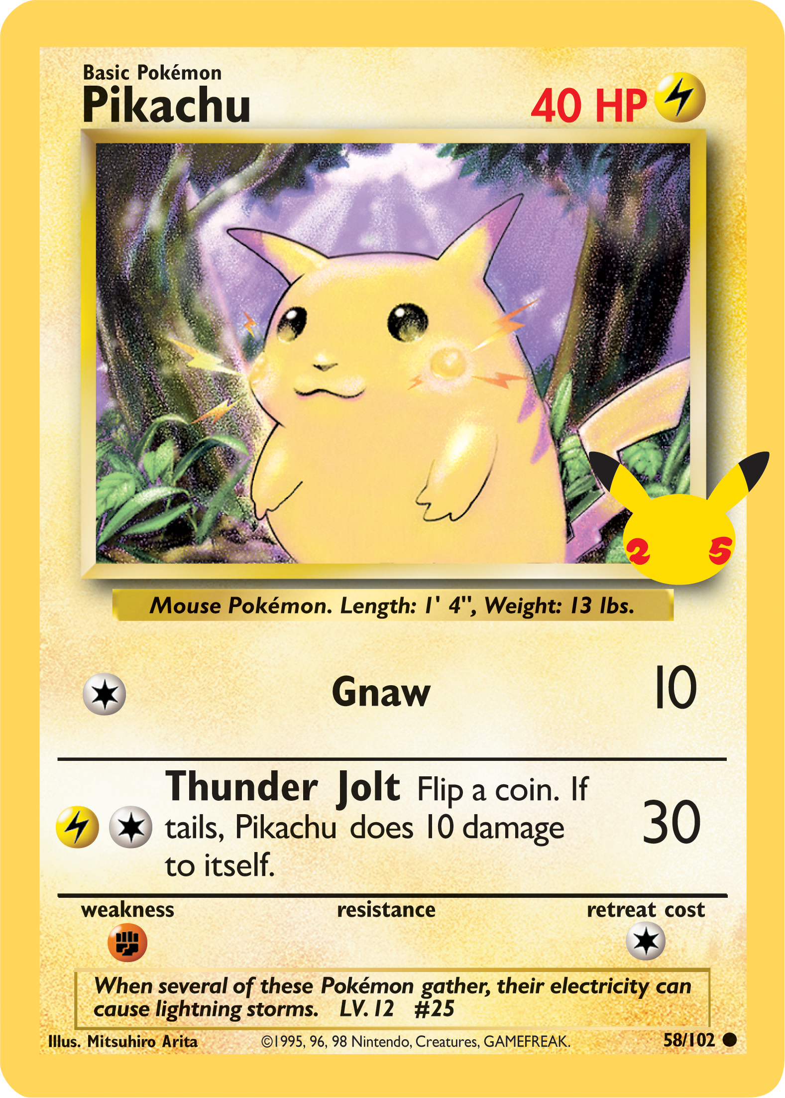 Pikachu (58/102) (Jumbo Card) [First Partner Pack] | Card Citadel